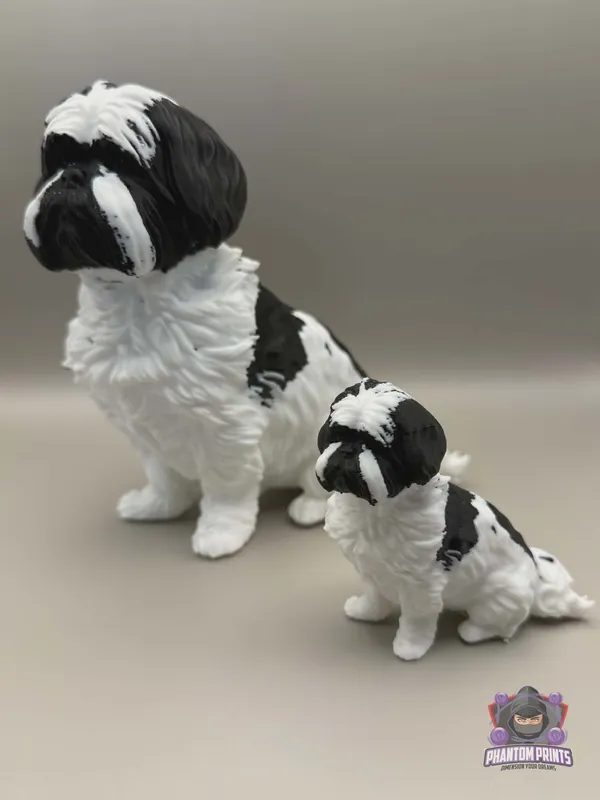 A Multi-Color Pet Statue, Layer by Layer